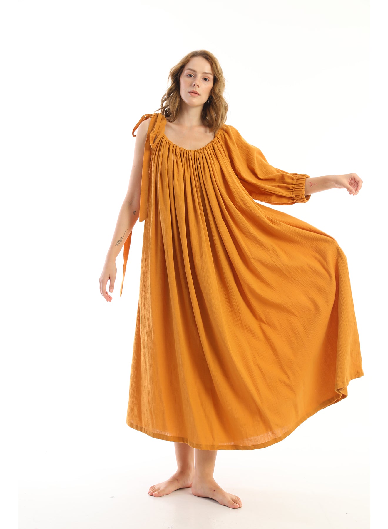 Mustard Kanya Dress