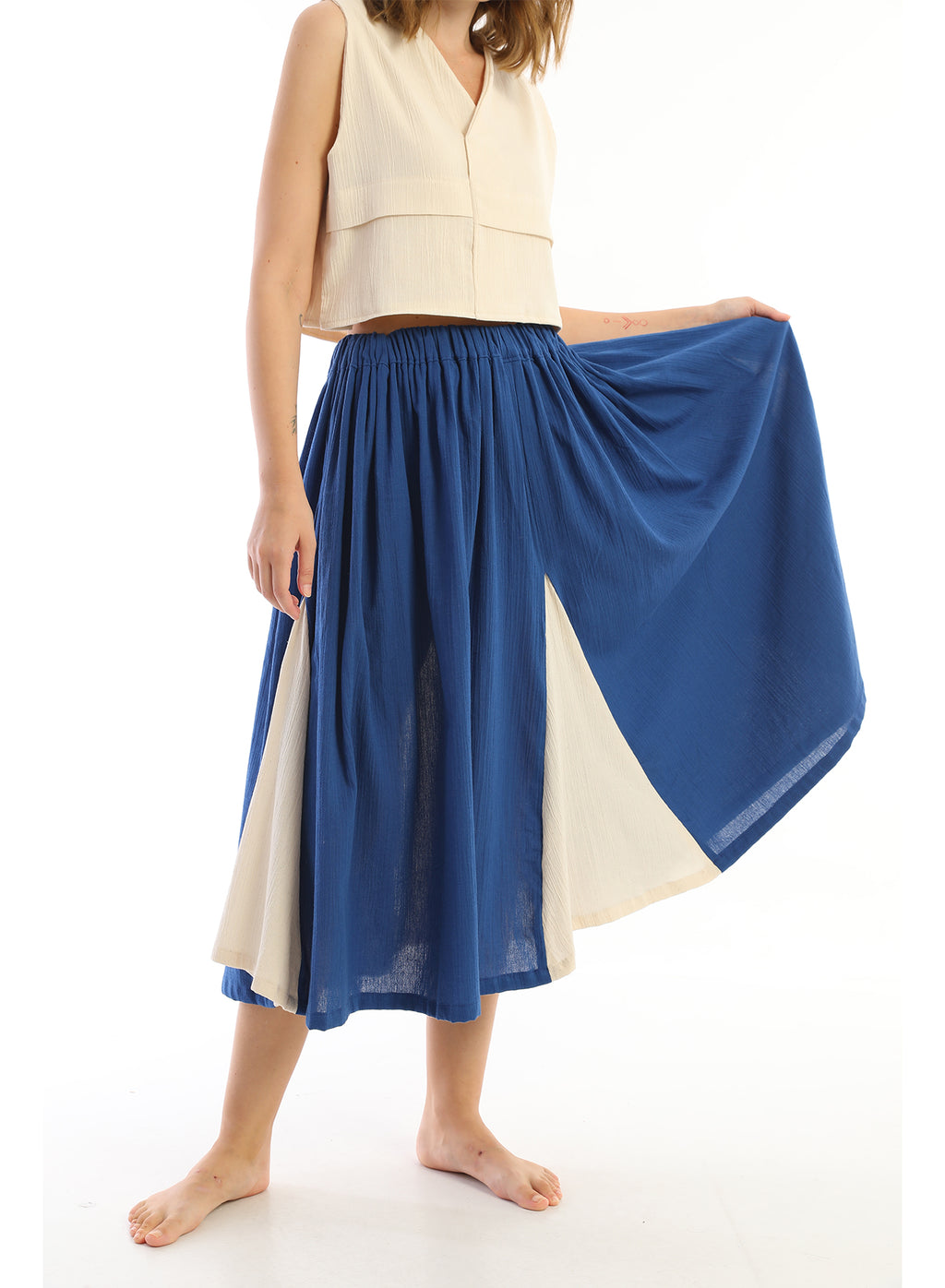 Blue Chariya Skirt