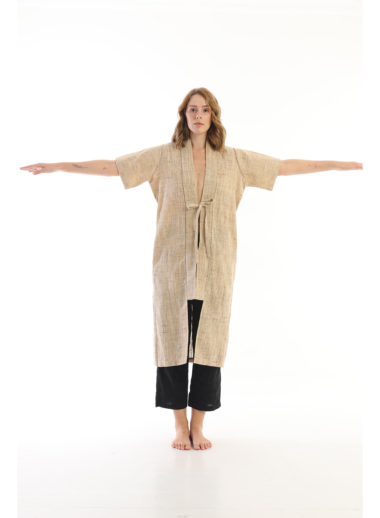 Handwoven Silk Copper Jacket