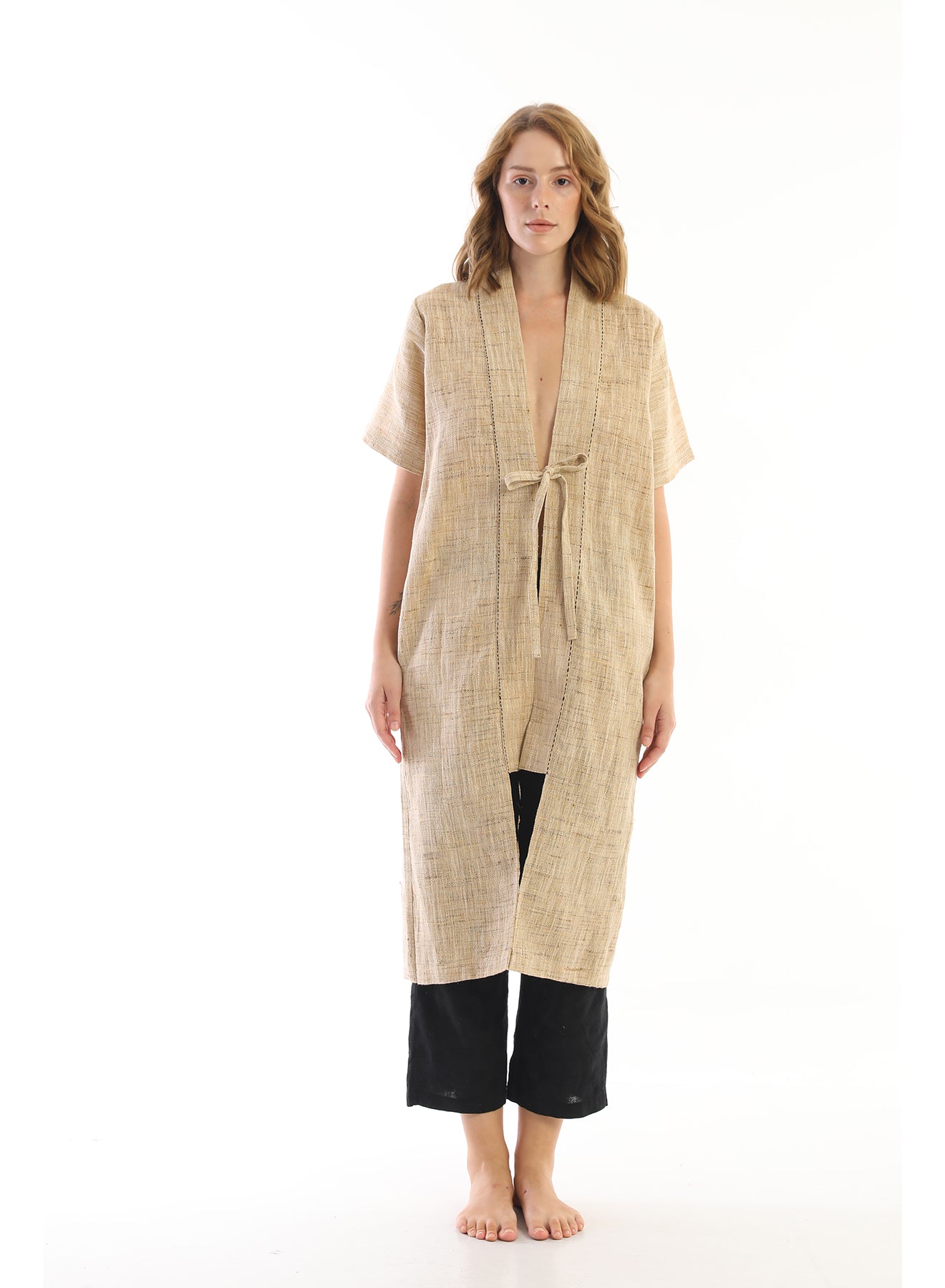 Handwoven Silk Copper Jacket