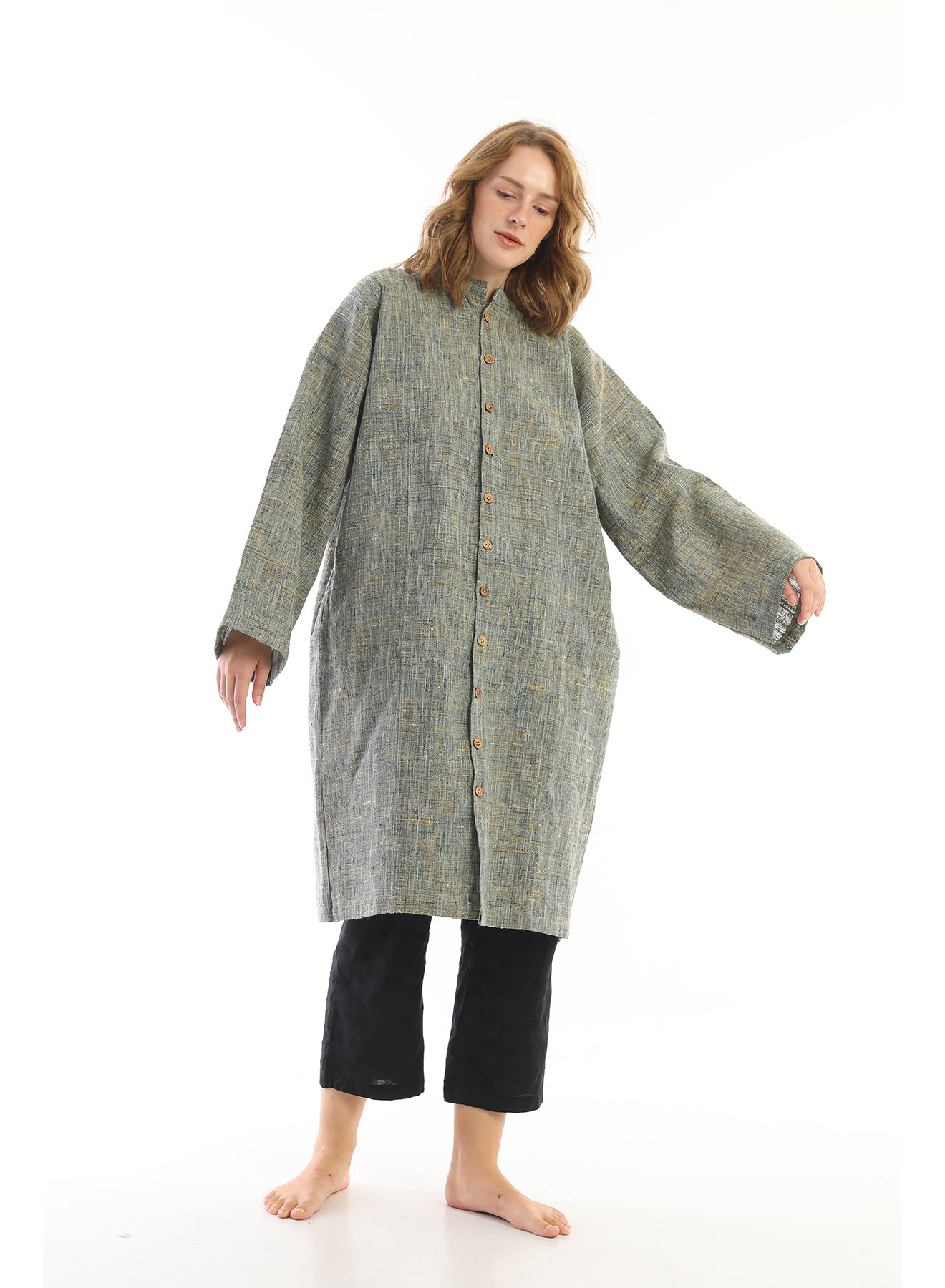 Organic Cotton handspun and handwoven