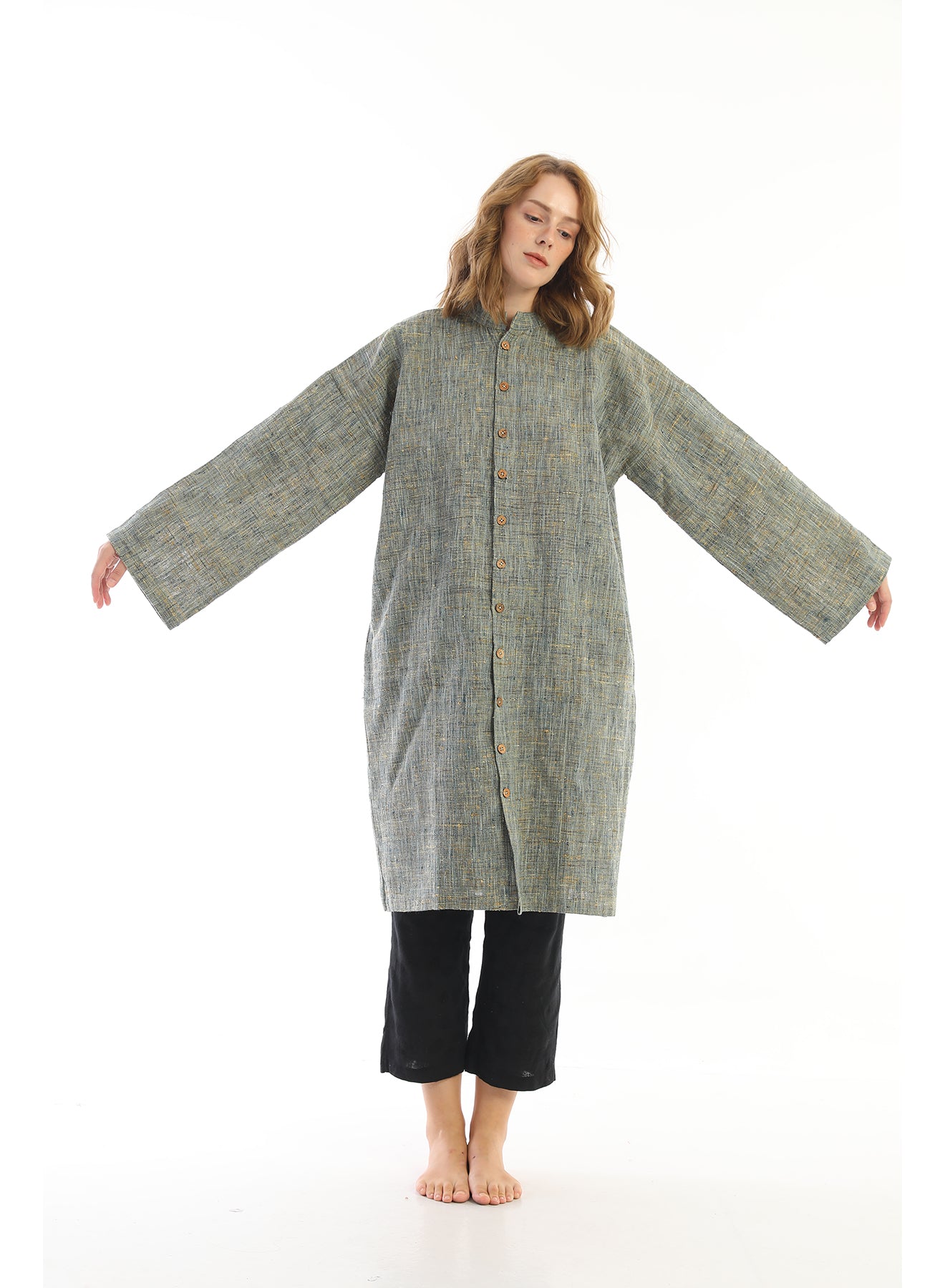 Handwoven Silk Lead Jacket