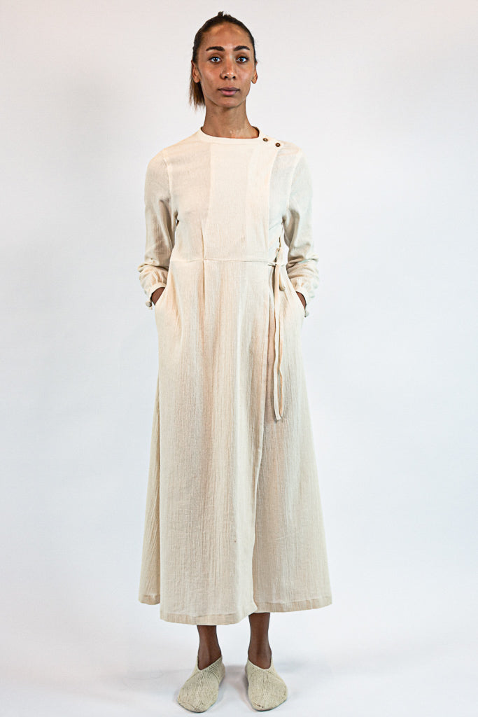 CREAM METIS DRESS