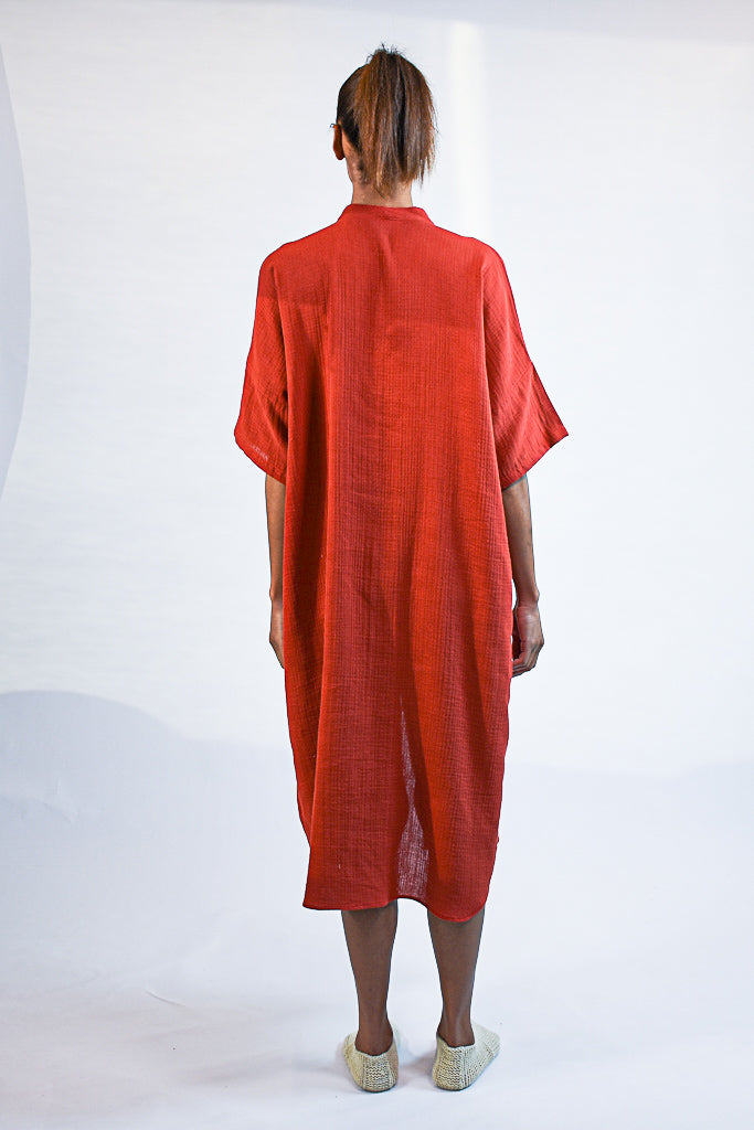 RED DAPHNE DRESS