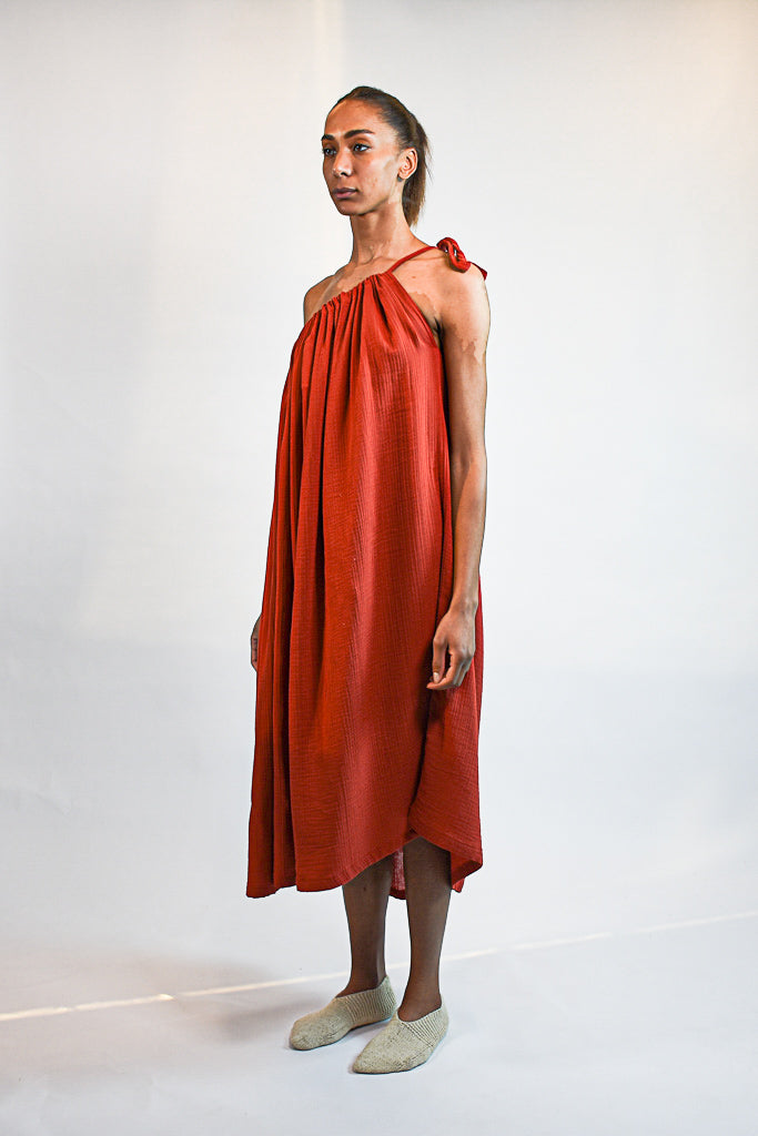 RED ARIES DRESS