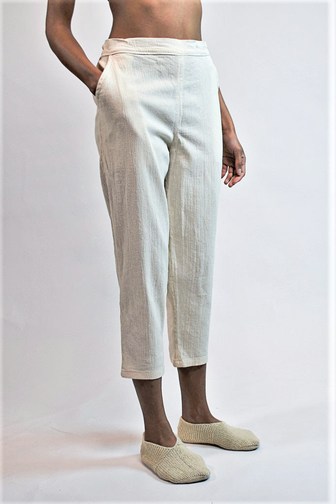 CREAM METIS PANTS