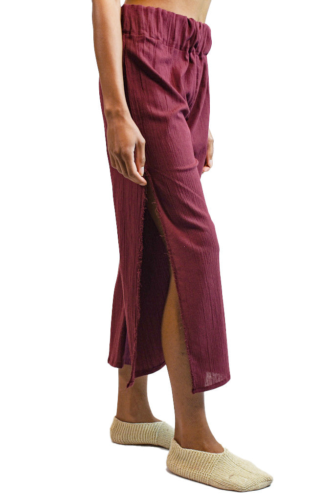 MAROON DAPHNE PANTS