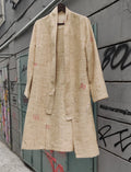 BIEGE SILK COTTON WOVEN JACKET