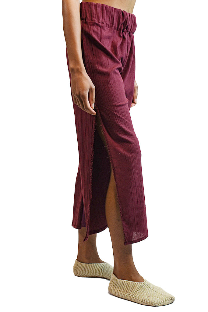 MAROON DAPHNE PANTS